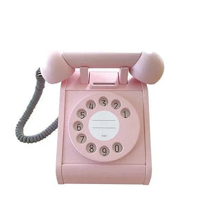 Wooden Telephone- Pink