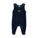 Load image into Gallery viewer, Set Body &amp; Velour Romper- Navy
