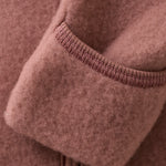 Load image into Gallery viewer, Wool Fleeced Zipper Suit- Burlwood
