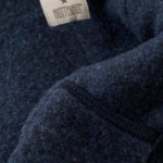 Charger l&#39;image dans la galerie, Wool Fleeced Zipper Suit- Navy Melange
