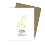 Charger l'image dans la galerie, Congratulations on your Bundle of joy Baby Card- Ducklings
