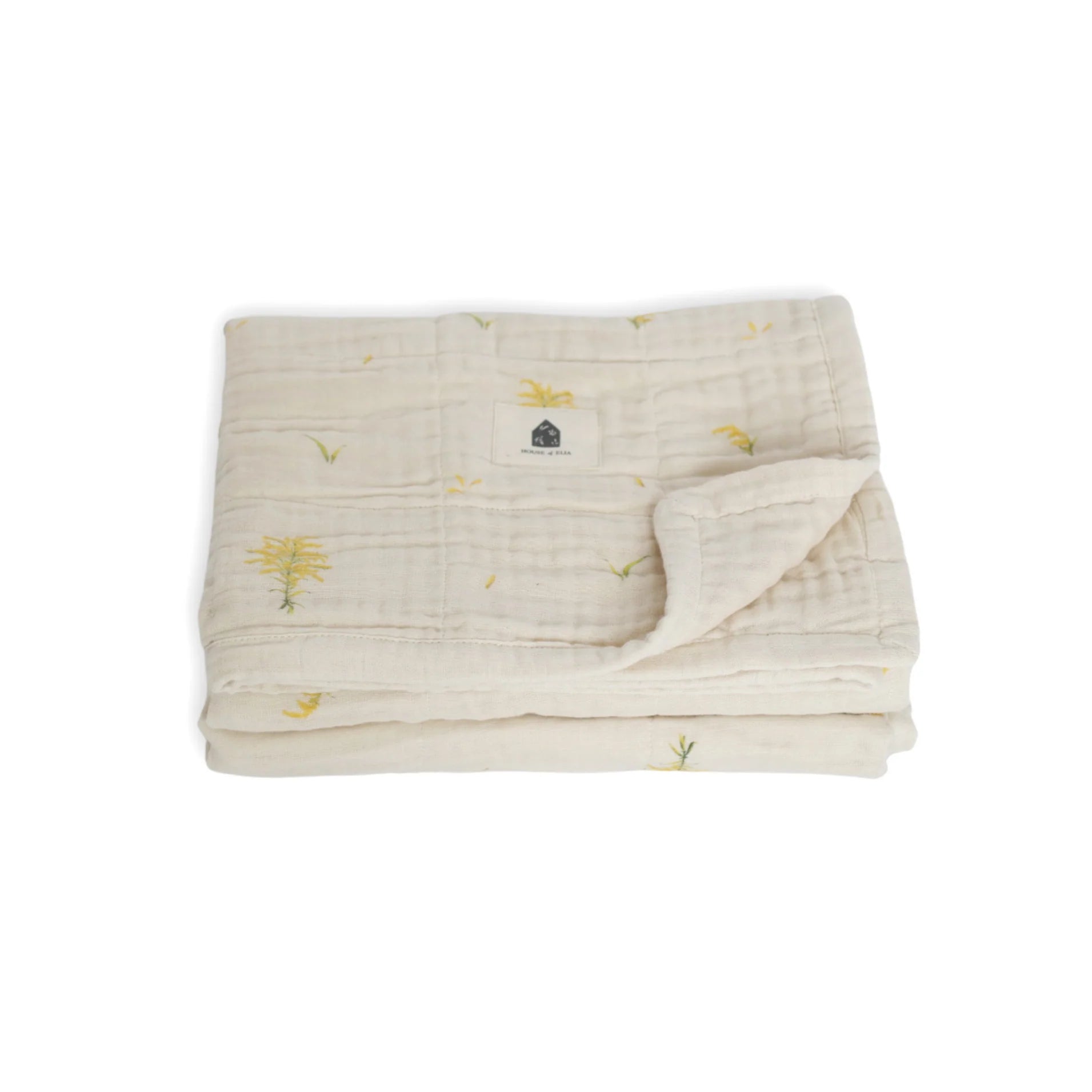 Organic Cotton Muslin Blanket- Goldenrod