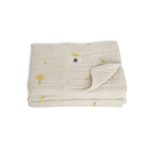 Organic Cotton Muslin Blanket- Goldenrod