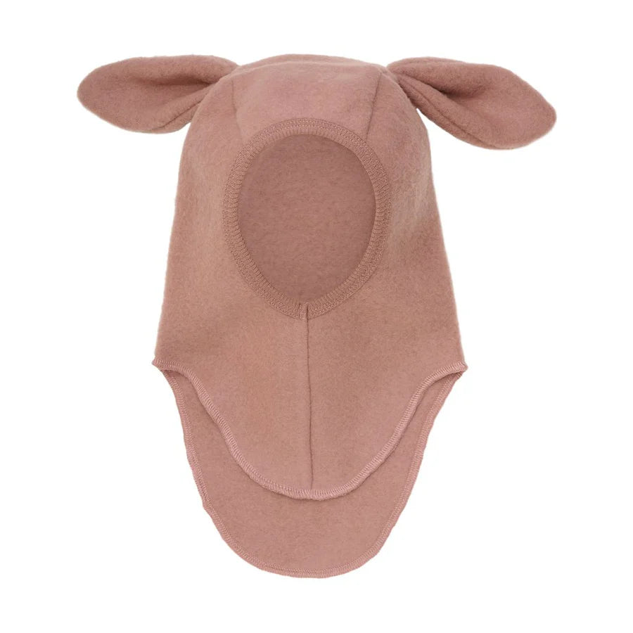 Balaclava Ear Cotton Fleece- Burlwood