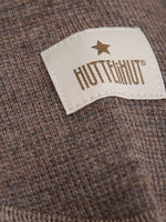 Charger l&#39;image dans la galerie, Balaclava Merino Wool Rib- Brown Melange
