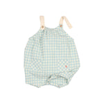 Charger l'image dans la galerie, Gingham Romper- Aqua
