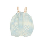 Charger l'image dans la galerie, Gingham Romper- Aqua
