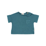 Load image into Gallery viewer, Pocket Cotton Linen Tshirt-Green Lake
