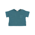Load image into Gallery viewer, Pocket Cotton Linen Tshirt-Green Lake
