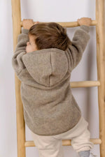 Load image into Gallery viewer, Engel Natur Hooded Jacket in Merino Wool- Walnut Melange
