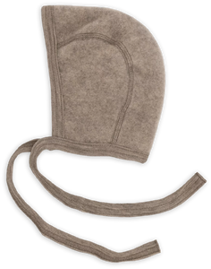 Engel Natur Merino Wool Bonnet- Walnut Melange
