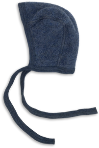 Engel Natur Merino Wool Bonnet- Blue Melange
