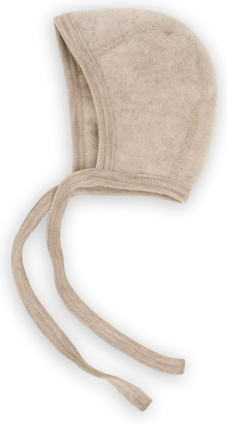 Engel Natur Merino Wool Bonnet- Sand Melange