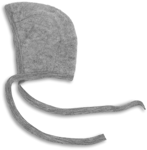 Engel Natur Merino Wool Bonnet- Grey Melange