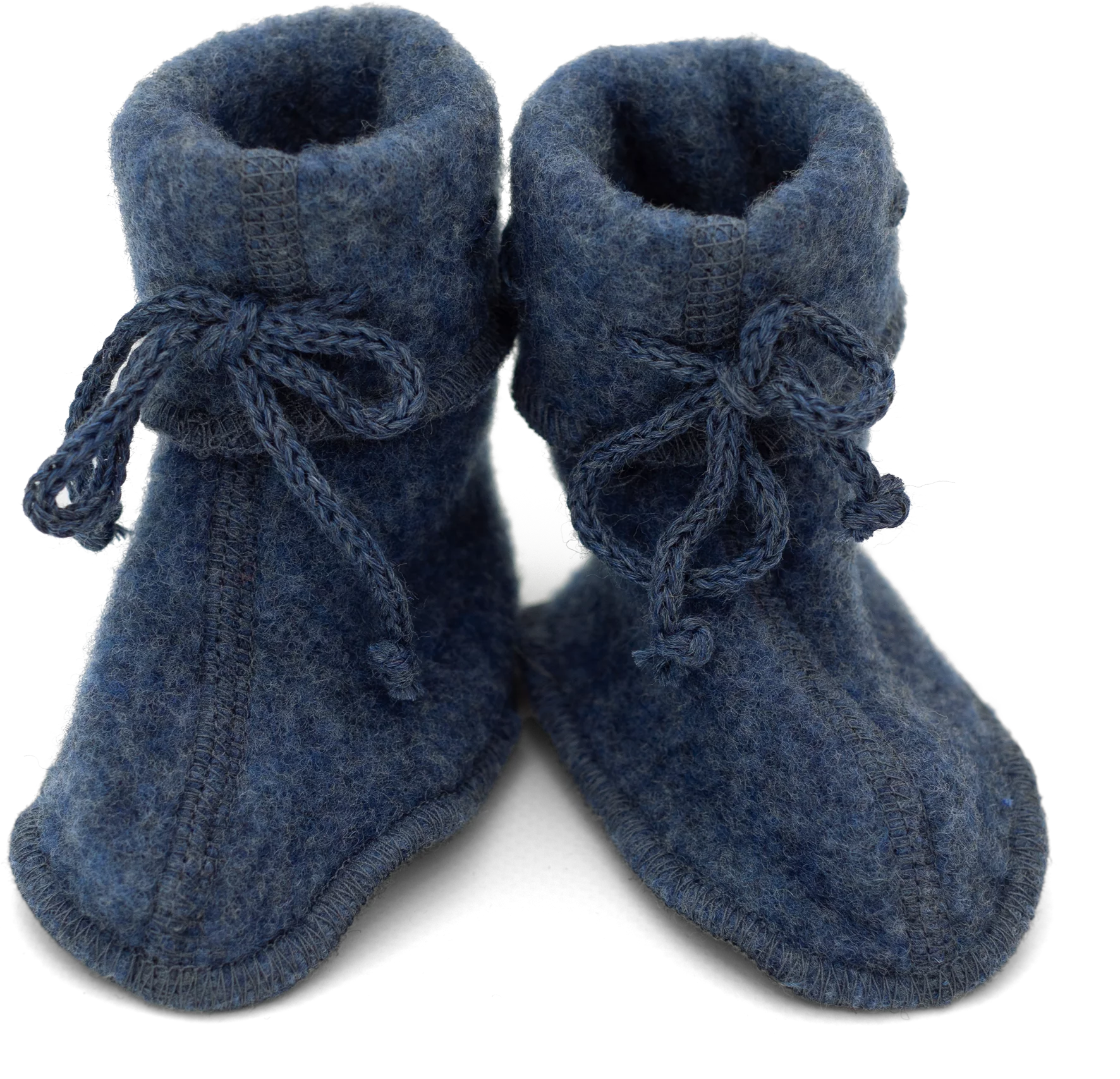 Engel Natur Merino Wool Booties- Blue