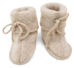 Load image into Gallery viewer, Engel Natur Merino Wool Booties- Sand Melange
