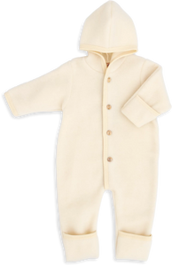 Engel Natur Overalls in Merino Wool- Natural