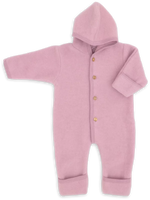 Load image into Gallery viewer, Engel Natur Hooded Overall in merino wool- Rose
