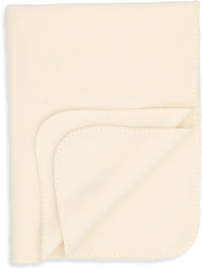 Merino Wool Baby blanket with Shell Stitch- Natural