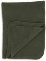 Load image into Gallery viewer, Merino Wool Baby Blanket with Shell Stitch- Reed Melange
