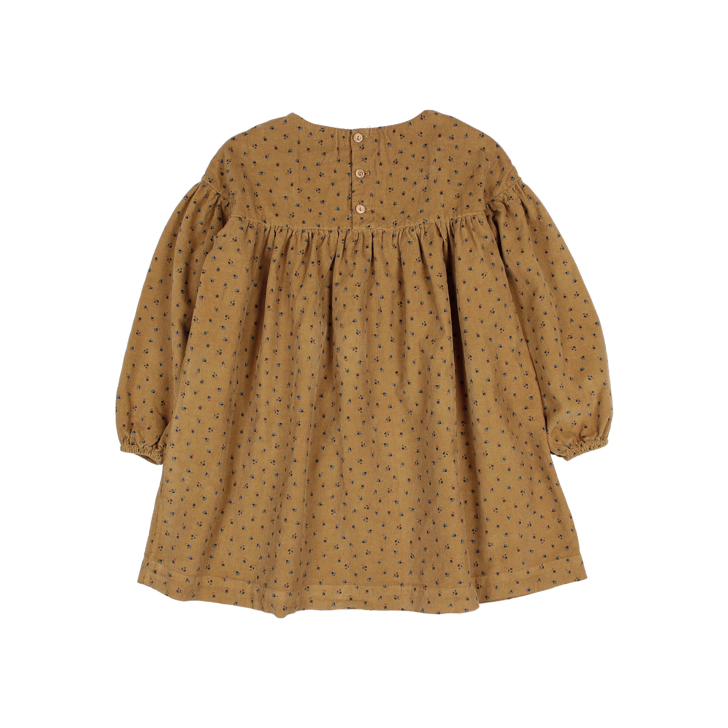 Soft Velour Dress- Ocre