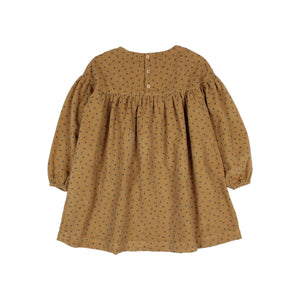 Soft Velour Dress- Ocre
