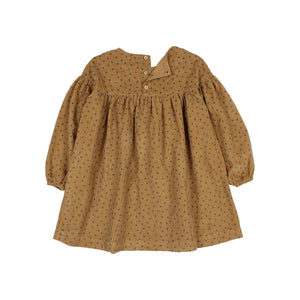 Soft Velour Dress- Ocre