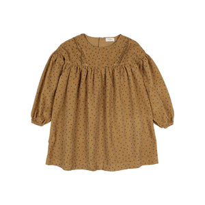 Soft Velour Dress- Ocre