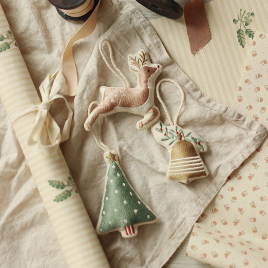 Christmas Tree Decorations (3piece set)- Winter Woodlands