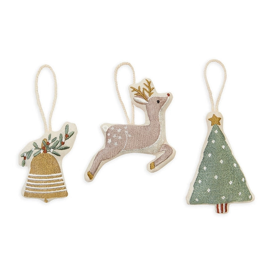 Christmas Tree Decorations (3piece set)- Winter Woodlands