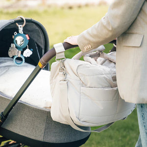 Quilted Changing Maternity Bag- Sand