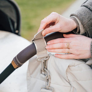 Quilted Changing Maternity Bag- Sand