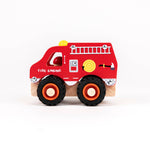 Load image into Gallery viewer, Wooden Fire Engine
