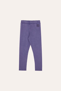 Blue Washed Kids Leggings