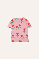 Load image into Gallery viewer, Tulips Allover Kids Rib Tshirt
