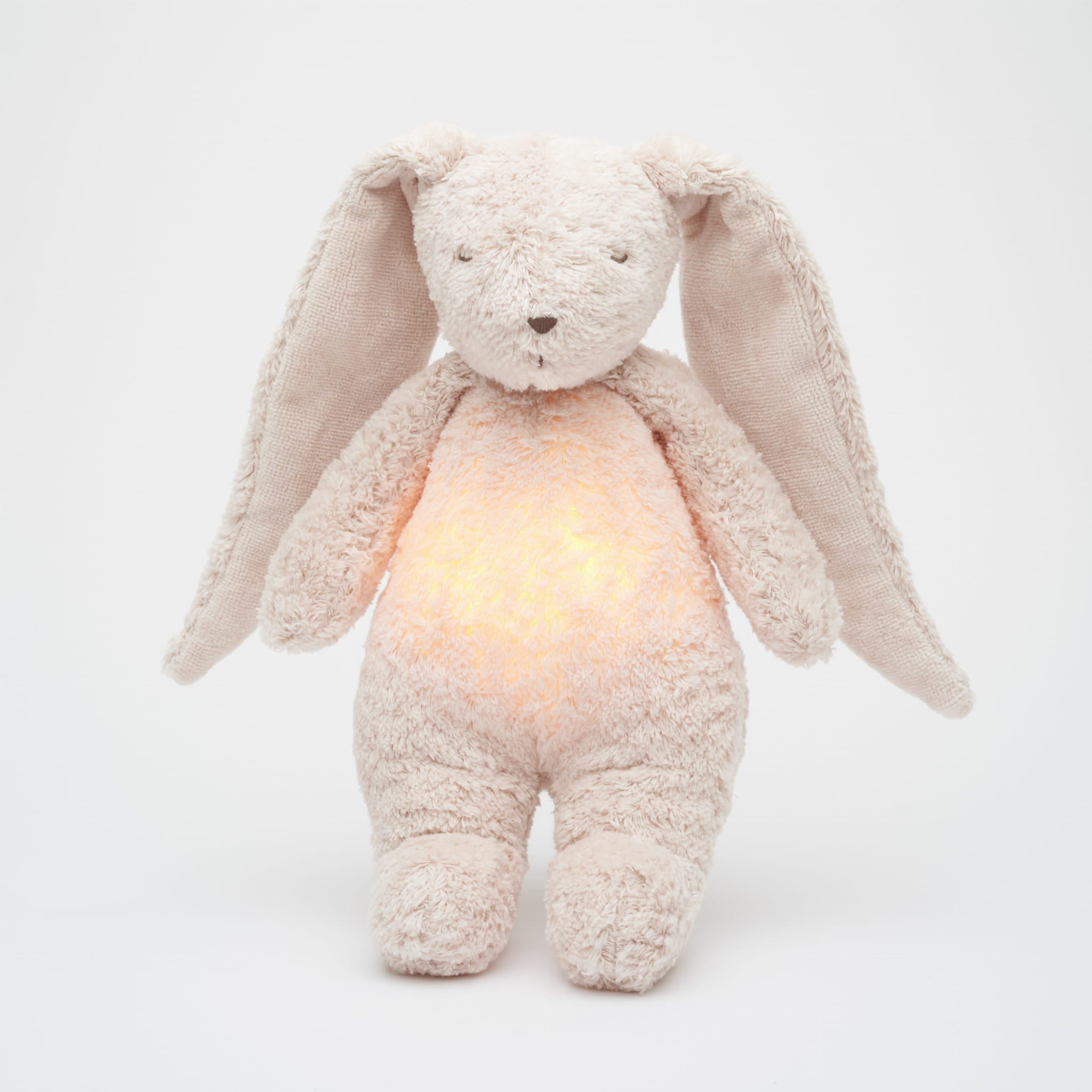 Moonie Organic Humming Bunny with Lamp- Rose