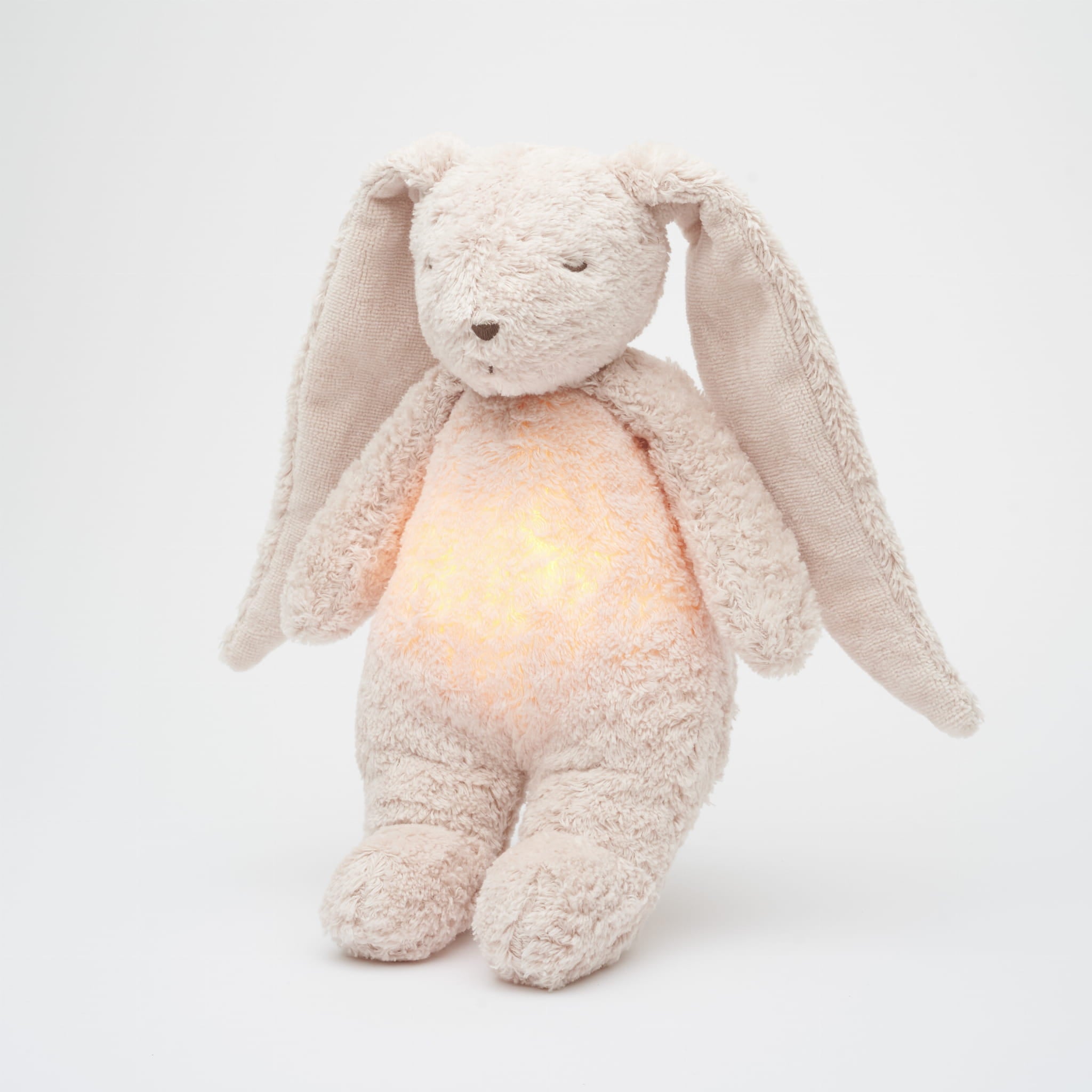 Moonie Organic Humming Bunny with Lamp- Rose