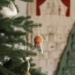 Load image into Gallery viewer, Christmas Tree Ornaments (3piece) - Peace &amp; Joy
