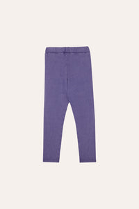 Blue Washed Kids Leggings