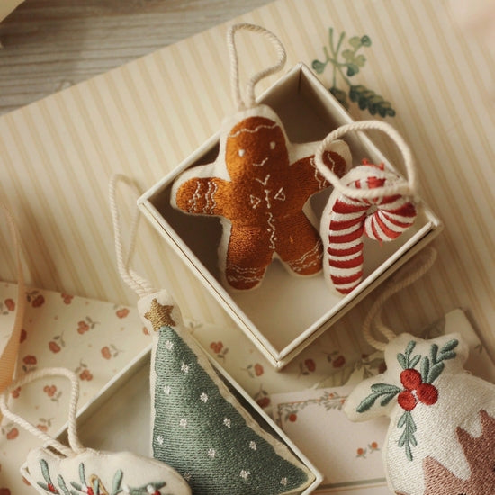 Christmas Tree Decorations (3piece set)- Festive Fancies