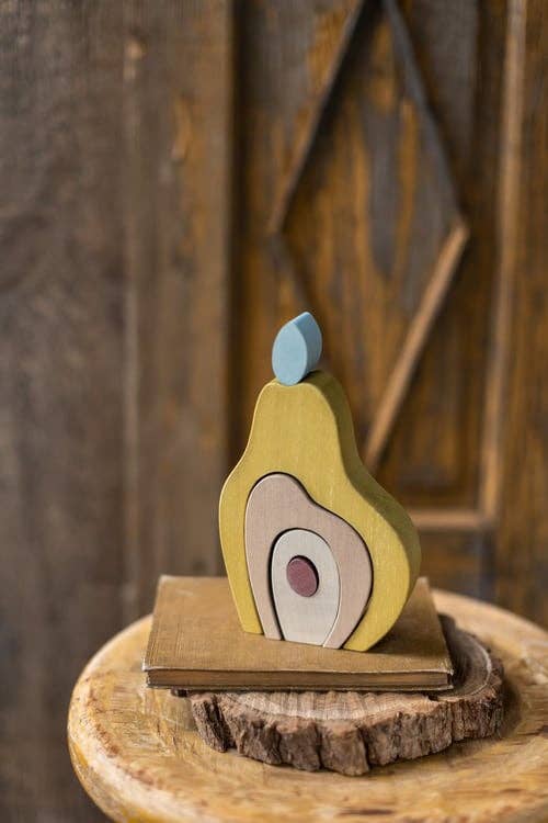 Wooden Toy - Stackable Pear