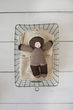 Load image into Gallery viewer, knit 100% Alpaca Baby Doll: Cocoa
