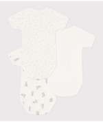 Load image into Gallery viewer, Cotton Short Sleeve Crossover Bodysuit- Pack of 3
