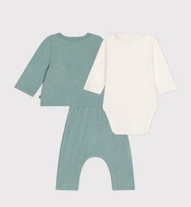 3-Piece Baby Velvet Set