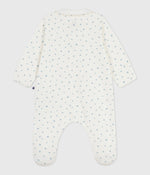 Load image into Gallery viewer, Baby Collar Pyjamas with blue Heart Print
