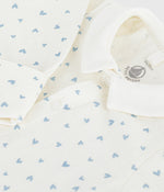 Load image into Gallery viewer, Baby Collar Pyjamas with blue Heart Print
