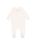 Load image into Gallery viewer, Baby Collared Pyjamas with multi heart print
