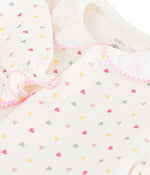 Load image into Gallery viewer, Baby Collared Pyjamas with multi heart print
