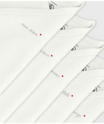 Load image into Gallery viewer, Set of 5 Short-Sleeved Cotton Wrap Bodysuits
