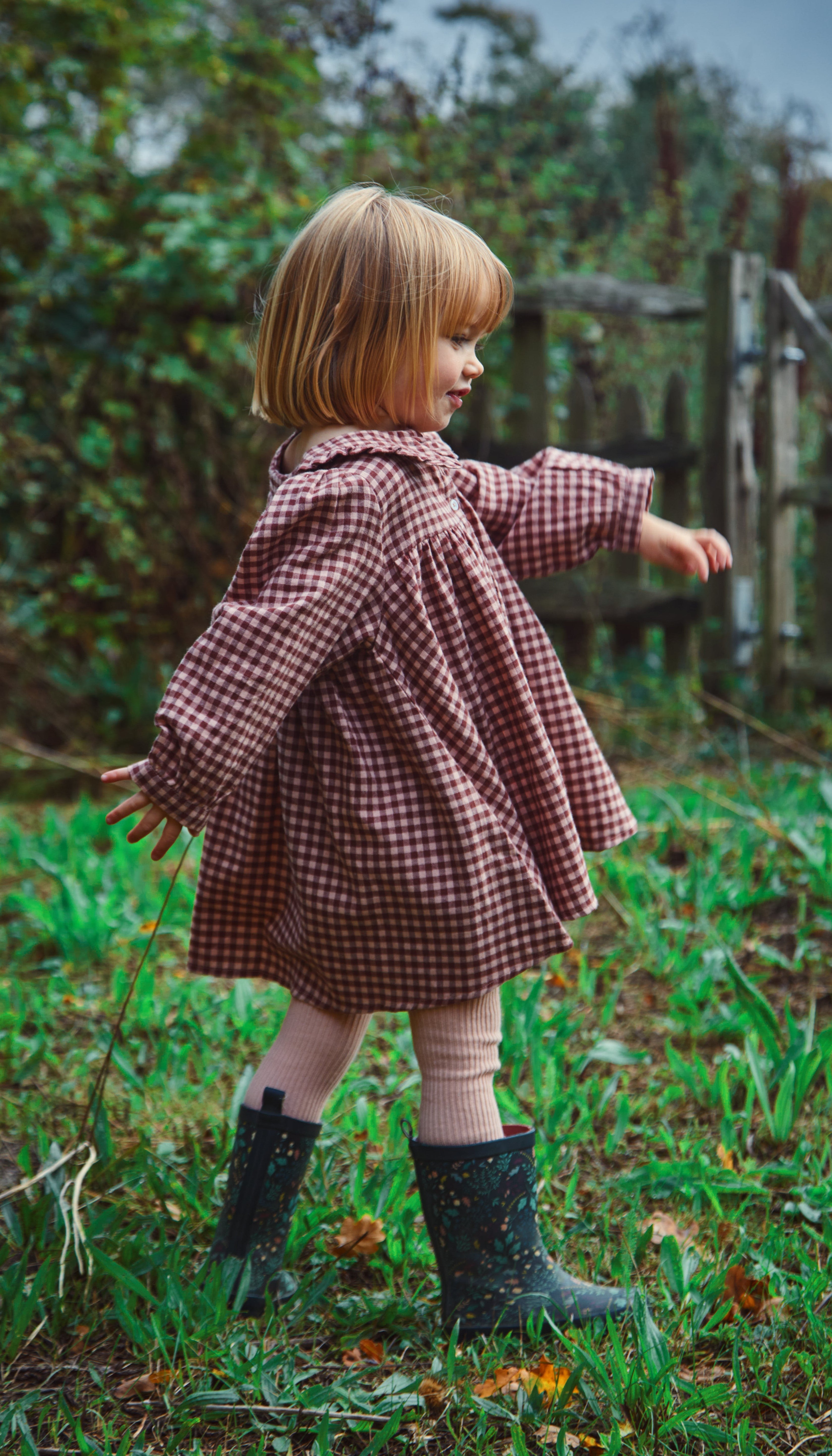 Vichy Gingham Dress